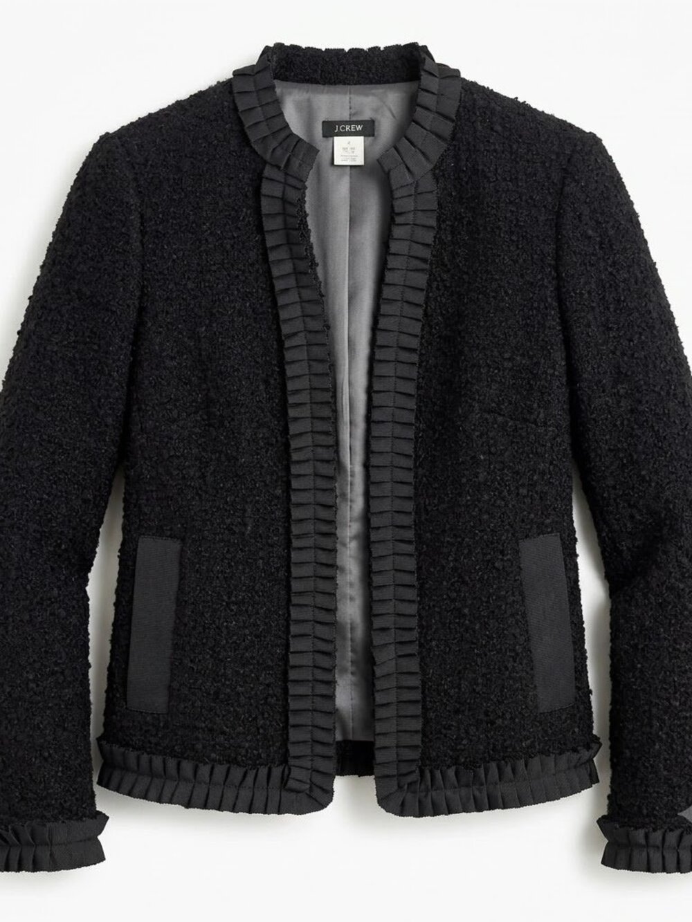 J. Crew Black Couture Like Jacket